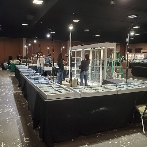 Dudley Blauwet's Booth at Crowne Plaza